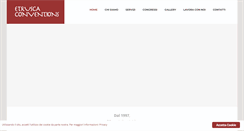 Desktop Screenshot of etruscaconventions.com